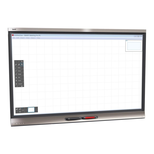 Smart SBID8075I-G5-SMP 75" interactive flat panel 4 Touch points 16_9 3 Year RTB warranty