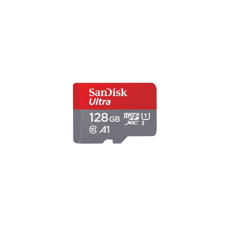 SanDisk Ultra 128 GB microSDXC Memory Card + SD Adapter