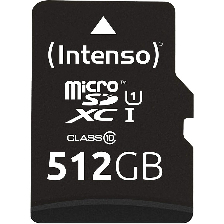 Intenso Premium 512GB UHS-1 Micro SD Card + Adapter