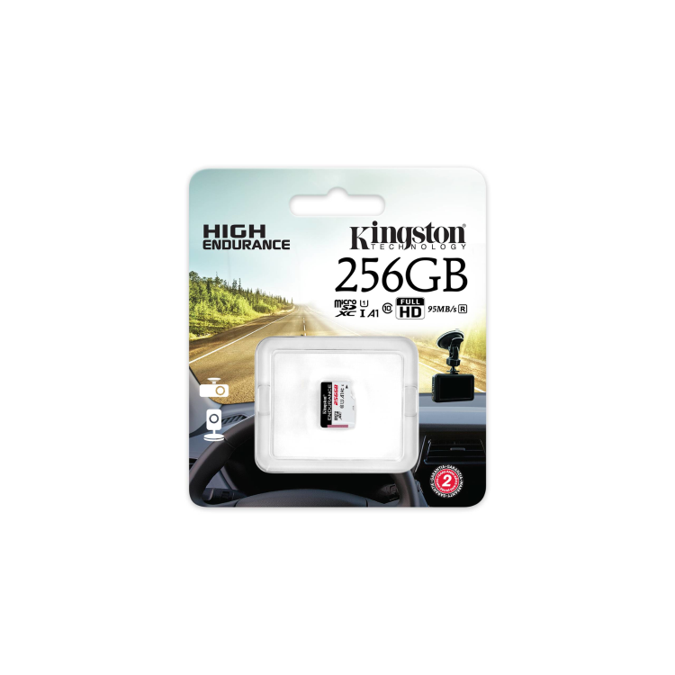 Kingston High Endurance 256GB MicroSD UHS-I Memory Card