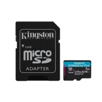 Kingston Canvas Go Plus 1TB Micro SD Memory Card + SD Adapter Kingston Canvas Go Plus 1TB Micro SD Memory Card + SD Adapter