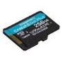 Kingston Canvas Go Plus 256GB MicroSD UHS-I Memory Card + Adapter