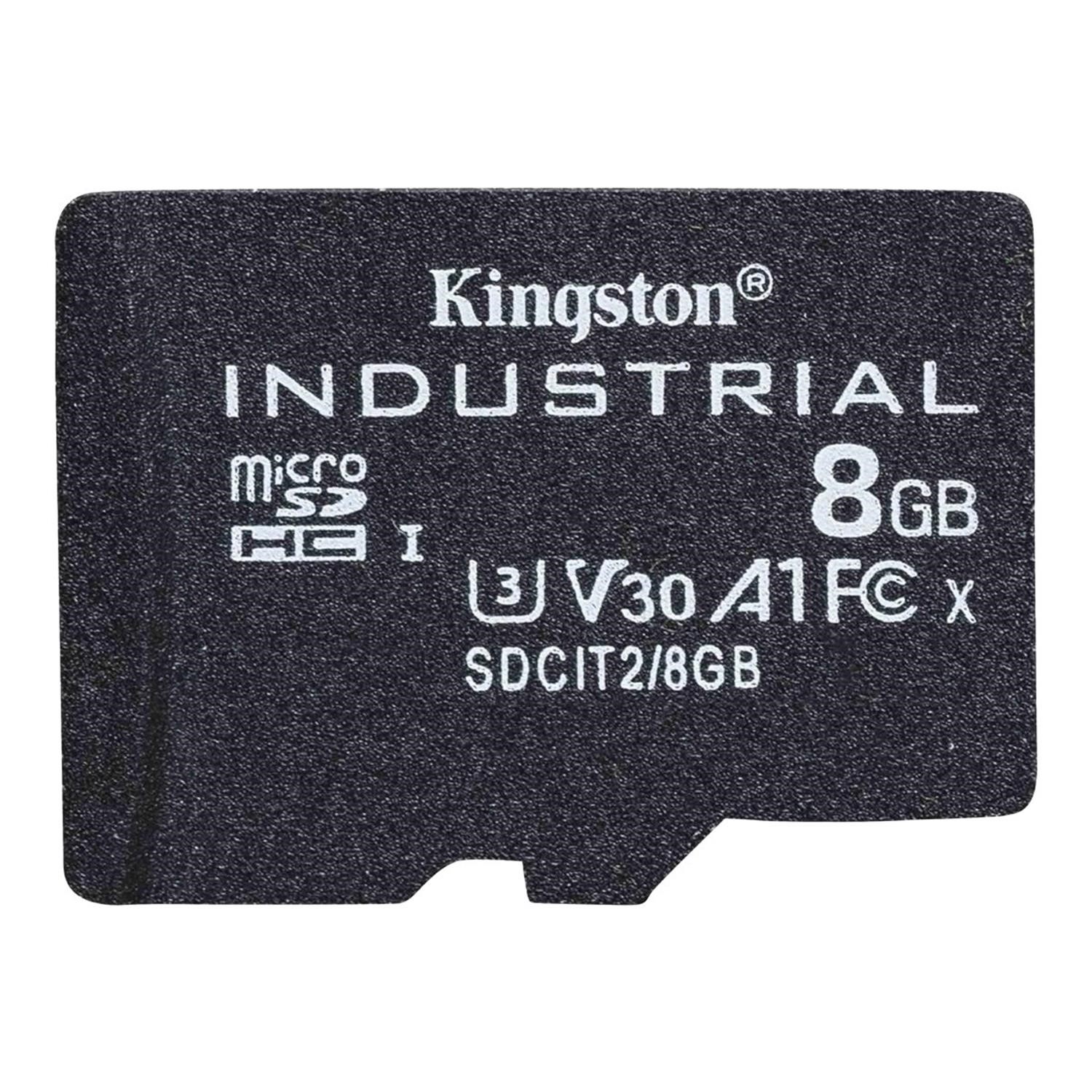 Kingston Industrial 8GB Flash Memory Card microSDHC UHS-I