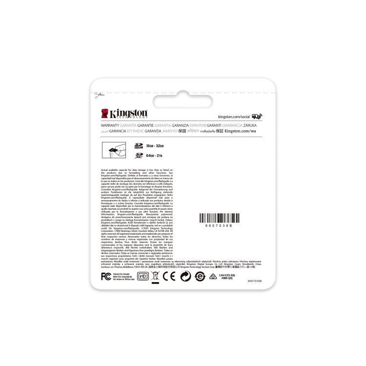 Kingston Cavas Go Plus SD Memory Card