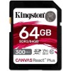 Kingston Canvas React 64GB SDXC Memory Card
