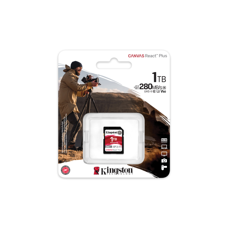 Kingston Canvas React Plus 1TB SDXC Memory Card