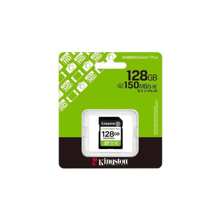 Kingston Canvas Select Plus 128GB SDXC UHS-I Memory Card