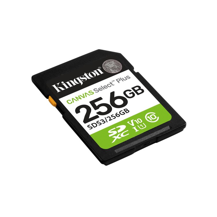 Kingston Canvas Select Plus 256GB SDXC UHS-I Memory Card