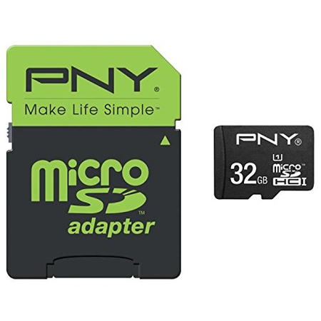PNY 32GB MicroSDHC Card with Adapter