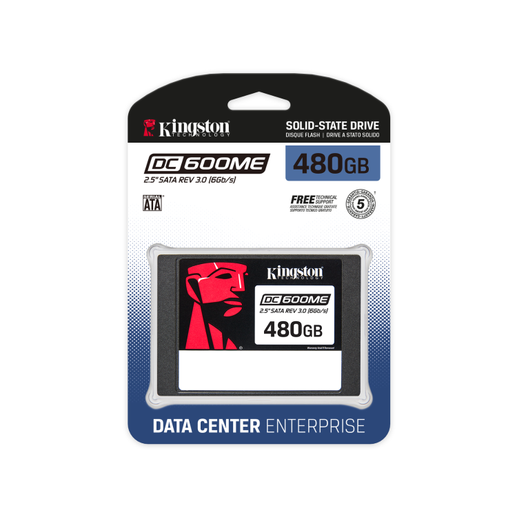Kingston Technology 480G DC600ME 2.5" Enterprise SATA SSD