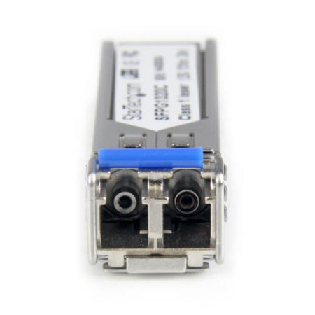 StarTech.com Cisco Compatible Gigabit Fiber SFP Transceiver Module SM LC w/ DDM – 20 km Mini-GBIC