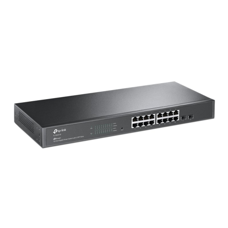 Refurbished TP-Link JetStream 16-Port Gigabit Ethernet Non-PoE Rack-mountable Managed Switch