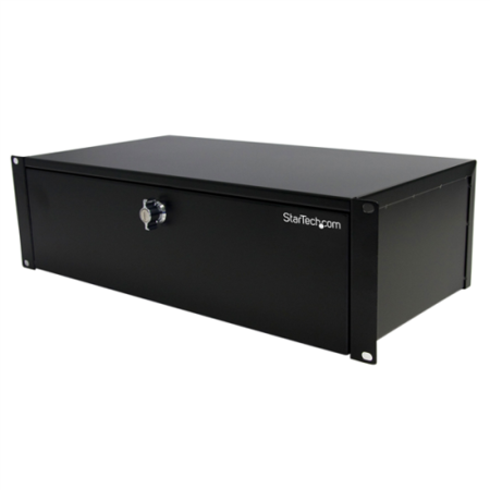 3U Locking Media Enclosure - 9" Deep