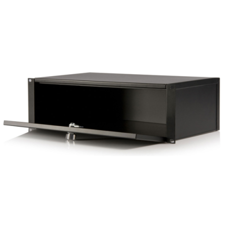 3U Locking Media Enclosure - 9" Deep