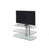 Off The Wall Skyline TV Stand for up to 55&quot; TVs - Silver