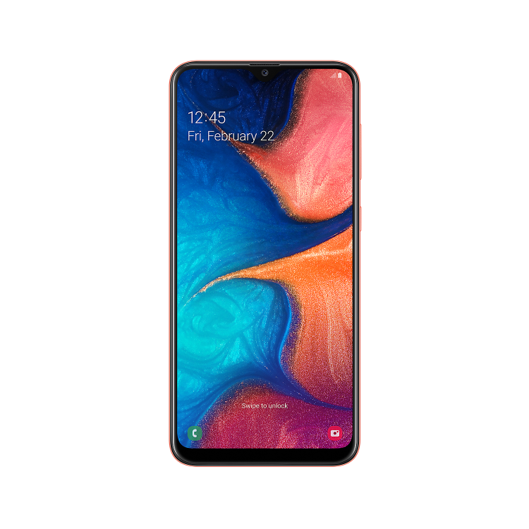 Samsung Galaxy A20e Coral 5.8" 32GB 4G Dual SIM Unlocked & SIM Free