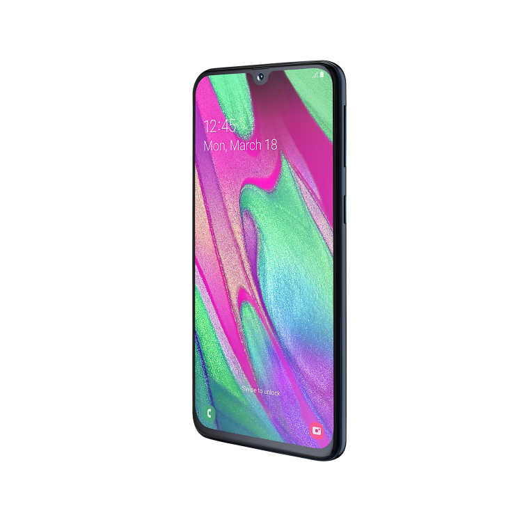 Grade A1 Samsung Galaxy A40 Black 5.9" 64GB 4G Dual SIM Unlocked & SIM Free