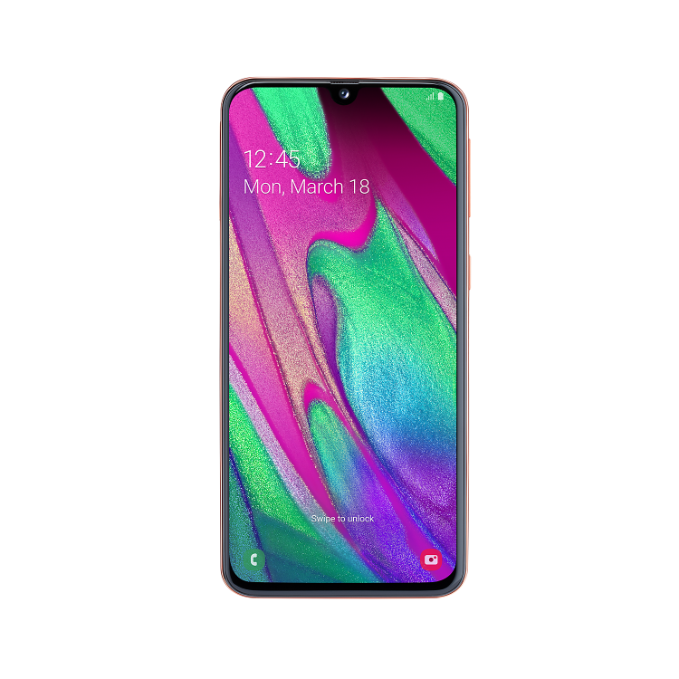 Samsung Galaxy A40 Coral 5.9" 64GB 4G Dual SIM Unlocked & SIM Free