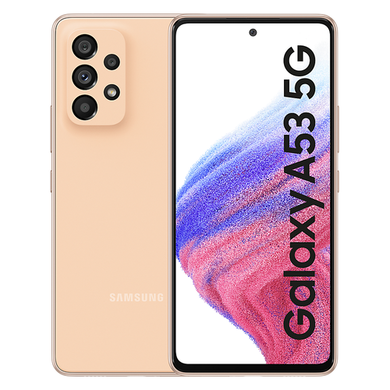 GRADE A1 - Samsung Galaxy A53 5G Awesome Peach 6.5" 128GB 5G Unlocked & SIM Free Smartphone
