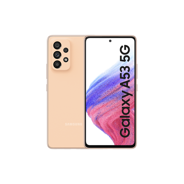 GRADE A1 - Samsung Galaxy A53 5G Awesome Peach 6.5" 128GB 5G Unlocked & SIM Free Smartphone