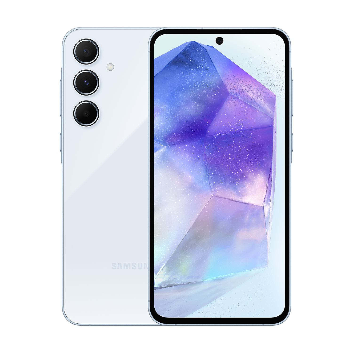 Samsung Galaxy A55 128Gb 5G Sim Free Smartphone - Awesome Iceblue White