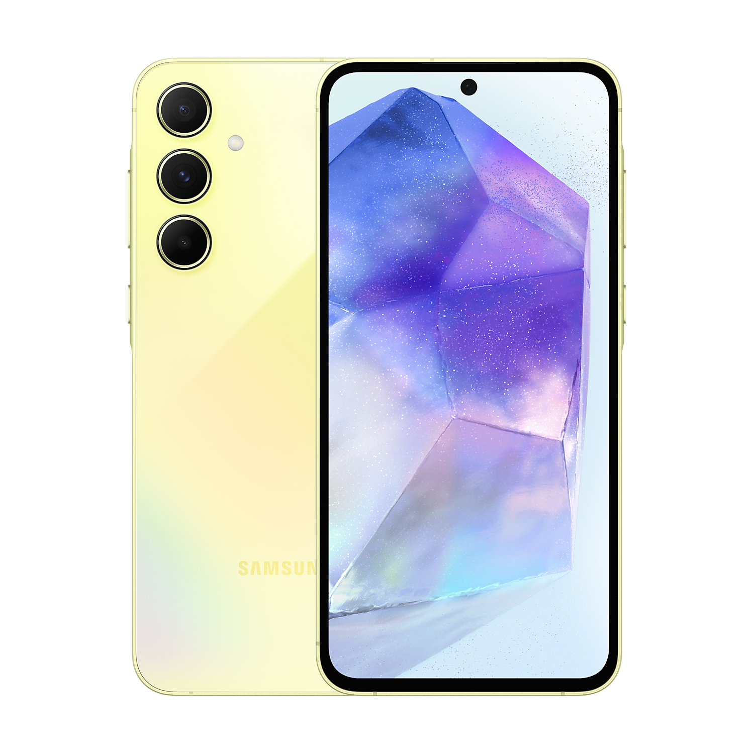 Samsung Galaxy A55 256GB 5G SIM Free Smartphone - Awesome Lemon
