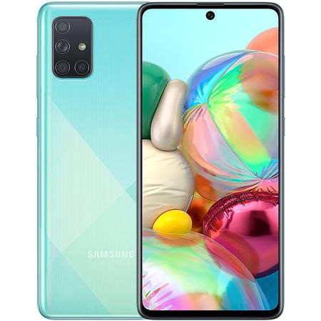 samsung a71 in blue colour