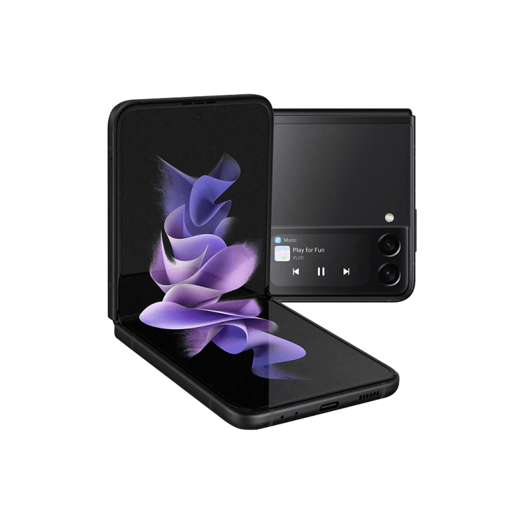Samsung Galaxy Z Flip3 128GB 5G Mobile Phone - Phantom Black