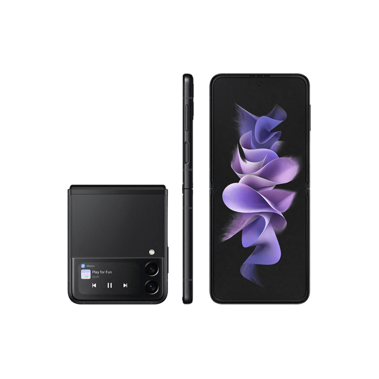 Samsung Galaxy Z Flip3 128GB 5G Mobile Phone - Phantom Black