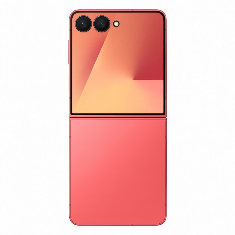 GRADE A1 - Samsung Galaxy Flip7 Coral Red 6.9" 256GB 5G Unlocked & SIM Free Smartphone