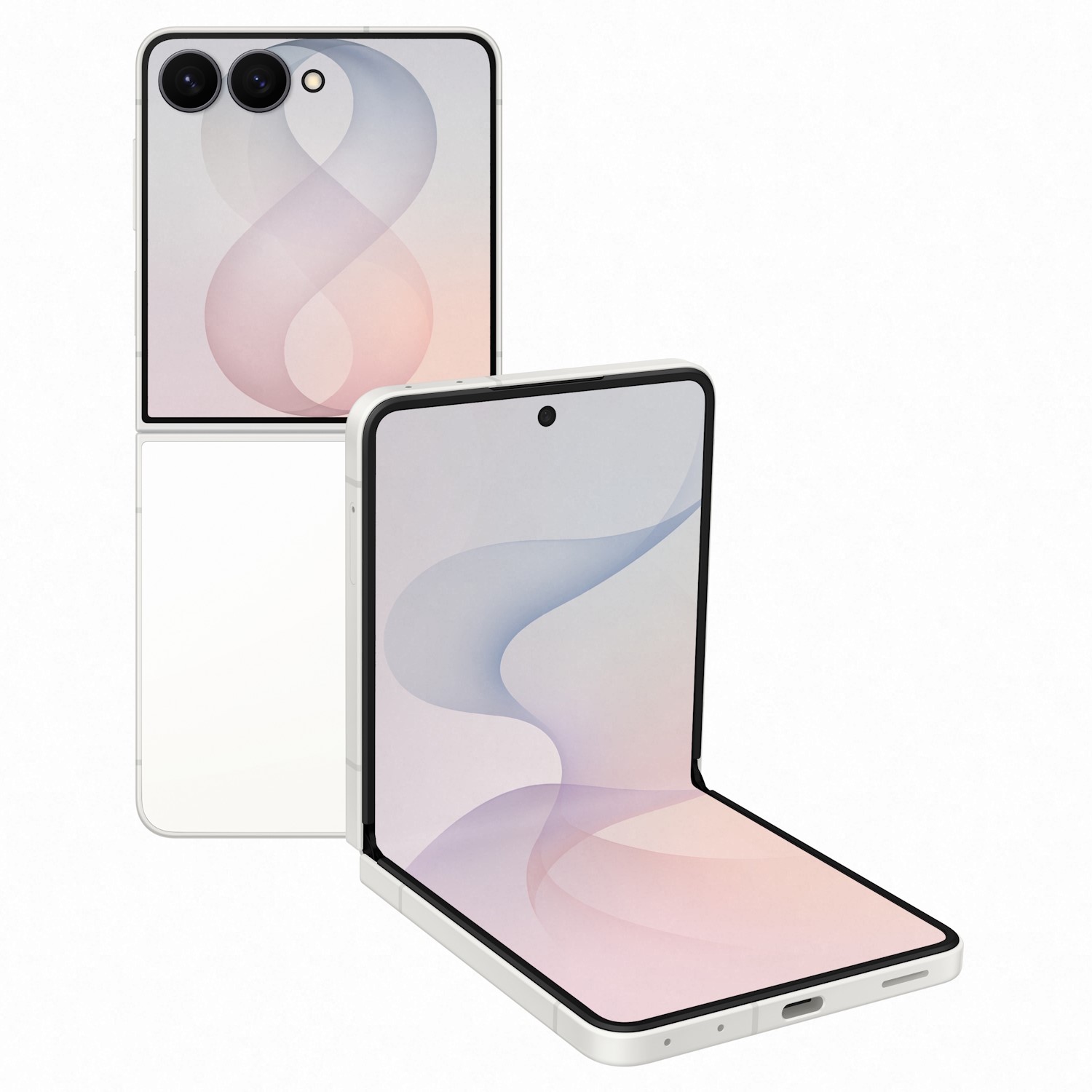 Samsung Galaxy Z Flip8 Cream6.9 256GB 5G Unlocked & Sim Free Smartphone Cream Colour, Laptops Direct - SM-F776BZWGEUB