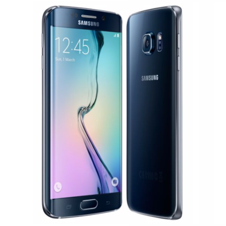 GRADE A1 - Samsung Galaxy S6 Edge Black Sapphire 5.1" 64GB 4G Unlocked & SIM Free