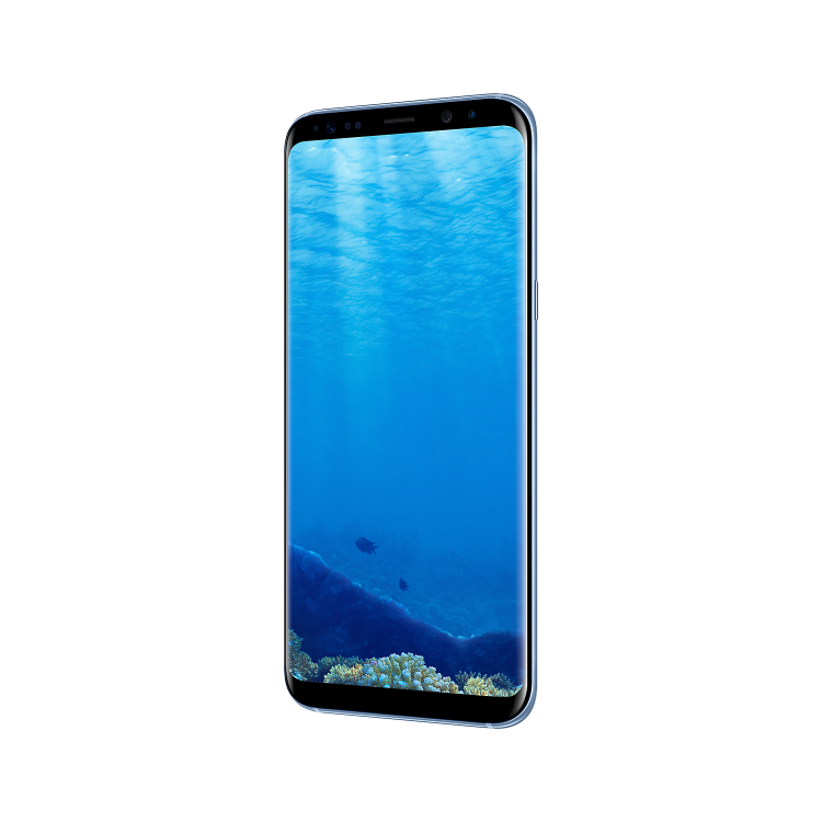 Grade A2 Samsung Galaxy S8+ Coral Blue 6.2" 64GB 4G Unlocked & SIM Free
