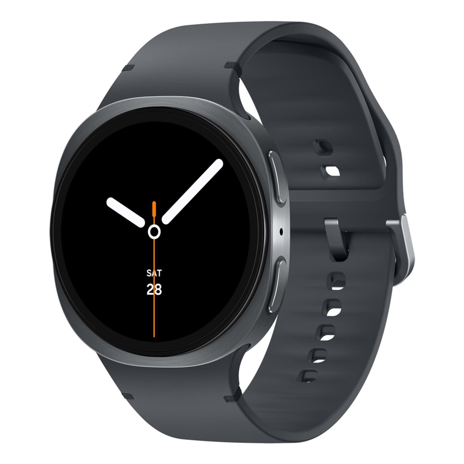Samsung Galaxy Watch 8 44Mm Graphite Bluetooth Smartwatch Silver, Laptops Direct - SM-L330NDAAEUA