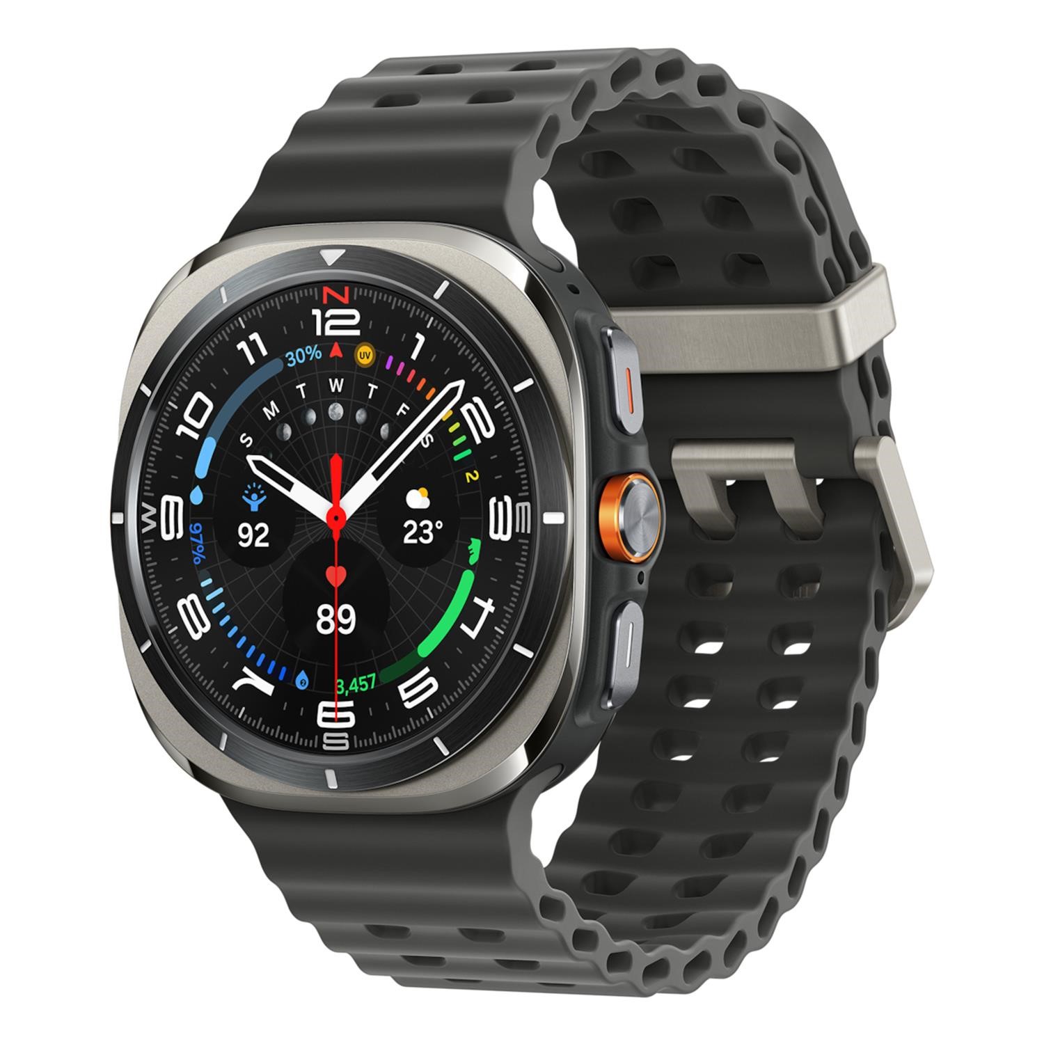 Samsung Galaxy Watch Ultra 2025 47Mm Titanium 4G Smartwatch - Uk Stock Silver, Laptops Direct - SM-L705FZS2EUA