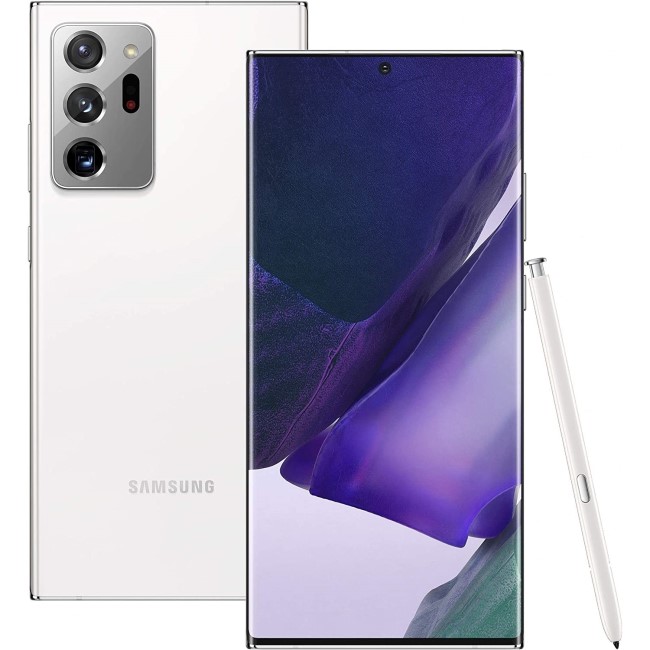 Samsung Galaxy Note20 Ultra 5G Mystic White 6.9" 256GB 5G Unlocked & SIM Free Smartphone