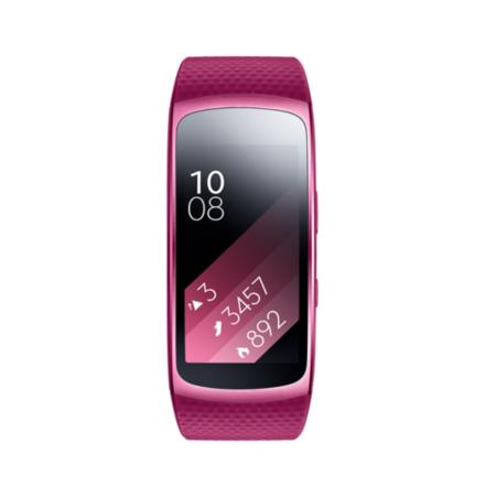GRADE A1 - Samsung Gear Fit2 Sports GPS Activity Tracker With Heart Rate - Pink Small