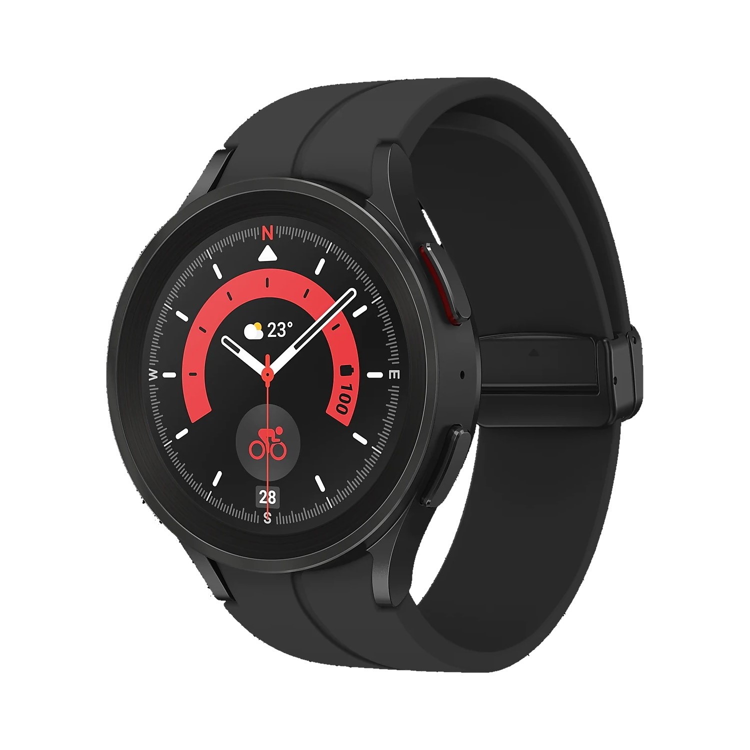 Samsung Galaxy Watch5 Pro 45Mm Bluetooth Titanium 16Gb Smartwatch Black