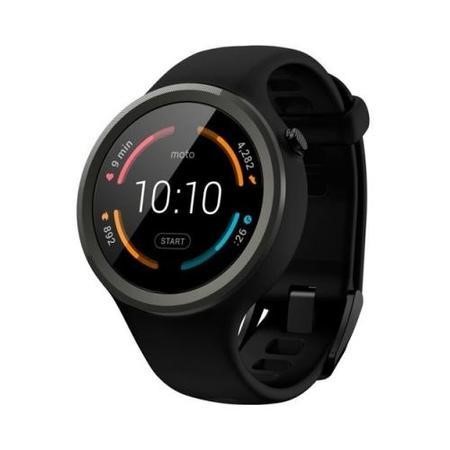 Motorola Moto 360 Sport 2nd Gen SmartWatch - Black