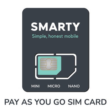 SMARTY Pay As You Go Sim Card Trio