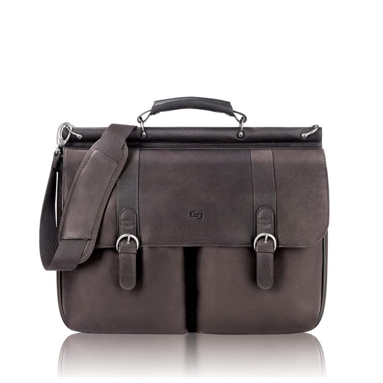 Solo Executive 15.6" Briefcase - Espresso
