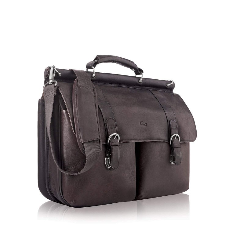 Solo Executive 15.6" Briefcase - Espresso