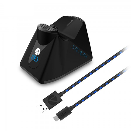 Stealth PS4 Single USB Charging Dock & Play & Charge Cable