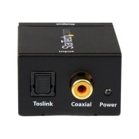 SPDIF Digital Coaxial or Toslink Optical to Stereo RCA Audio Converter