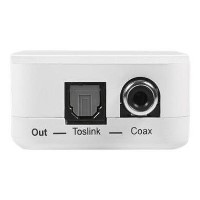 Two Way Digital Coax to Toslink Optical Audio Converter Repeater