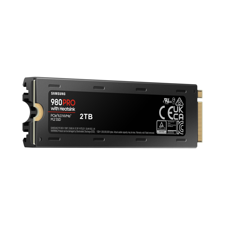 Samsung 980 Pro 2TB MVMe PCIe M.2 SSD compatible with PS5 & PC