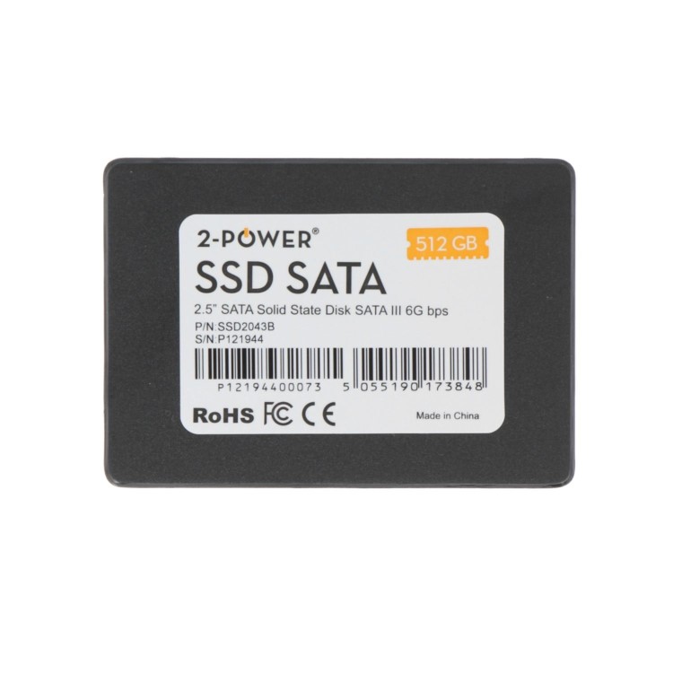2-Power SSD2043B 512GB 2.5 Inch SATA III Internal SSD
