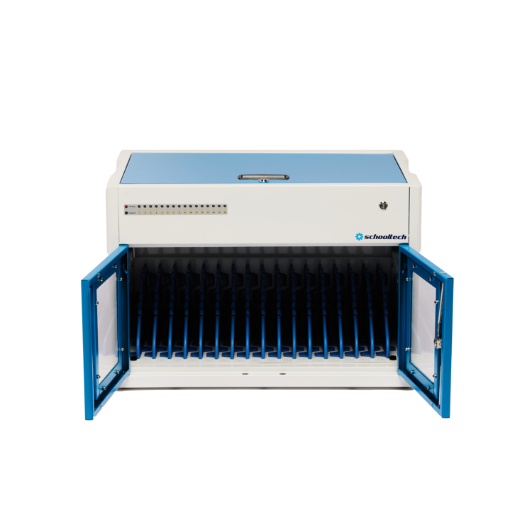 SchoolTech 16 Pre-Wired USB-C Charging Cabinet