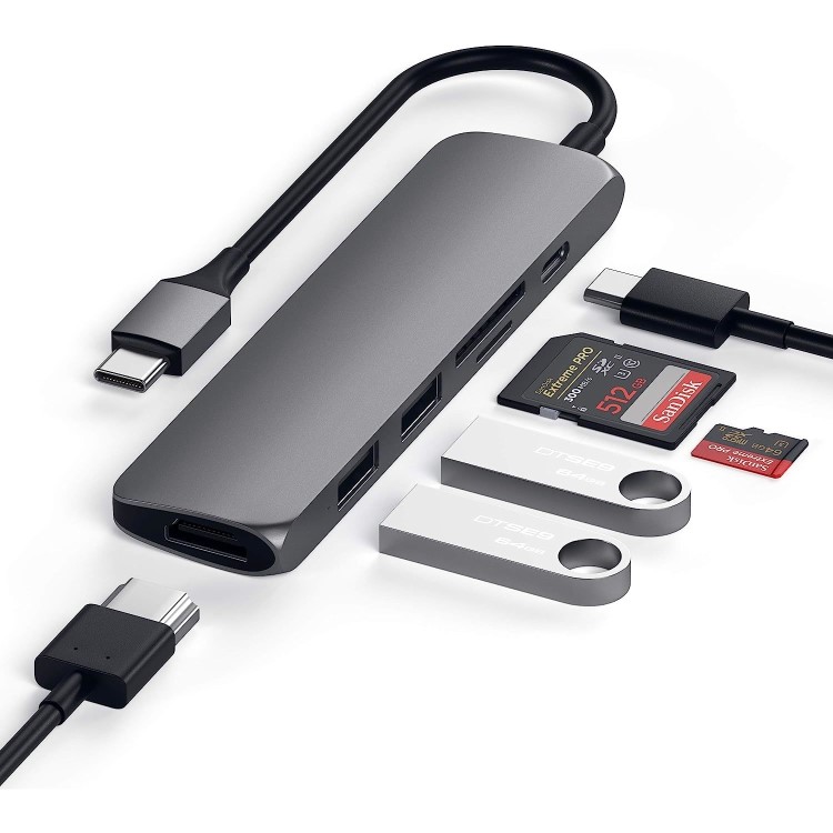 Satechi Type-C Slim Multimedia Adapter V2 Docking Station