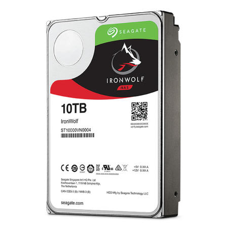 Seagate IronWolf 10TB NAS Hard Drive 3.5" 7200RPM 256MB Cache